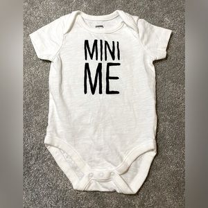 Gymboree Mini Me Short Sleeve Cotton Onesie